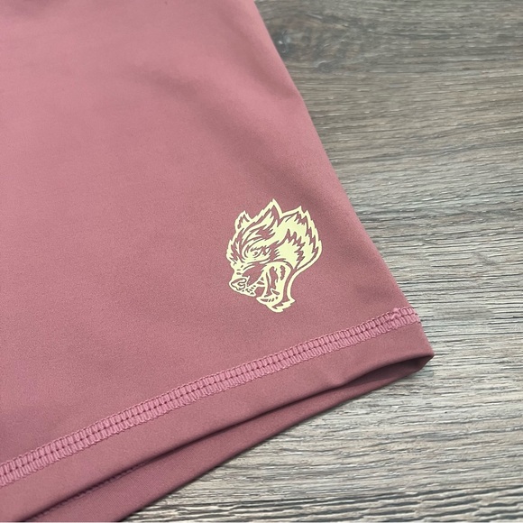 Darc Sport She Wolves Women's Mauve Pink High-Waisted Shorts Medum 14/500 - Picture 5 of 7